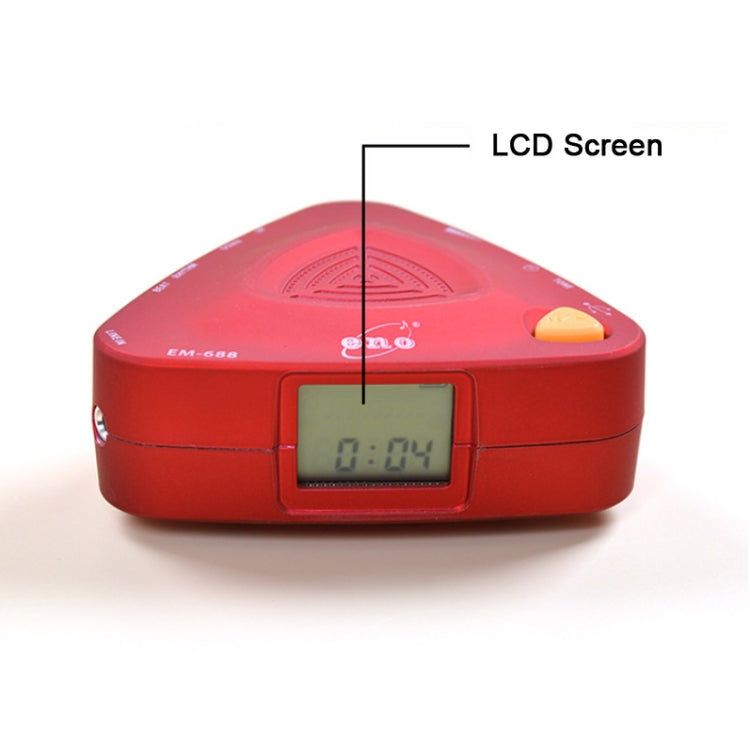 ENO EM-688 Electronic Vocal Rechargeable Metronome For Piano/Guitar/Drum/Guzheng/Violin(Red) - Stringed Instruments by PMC Jewellery | Online Shopping South Africa | PMC Jewellery