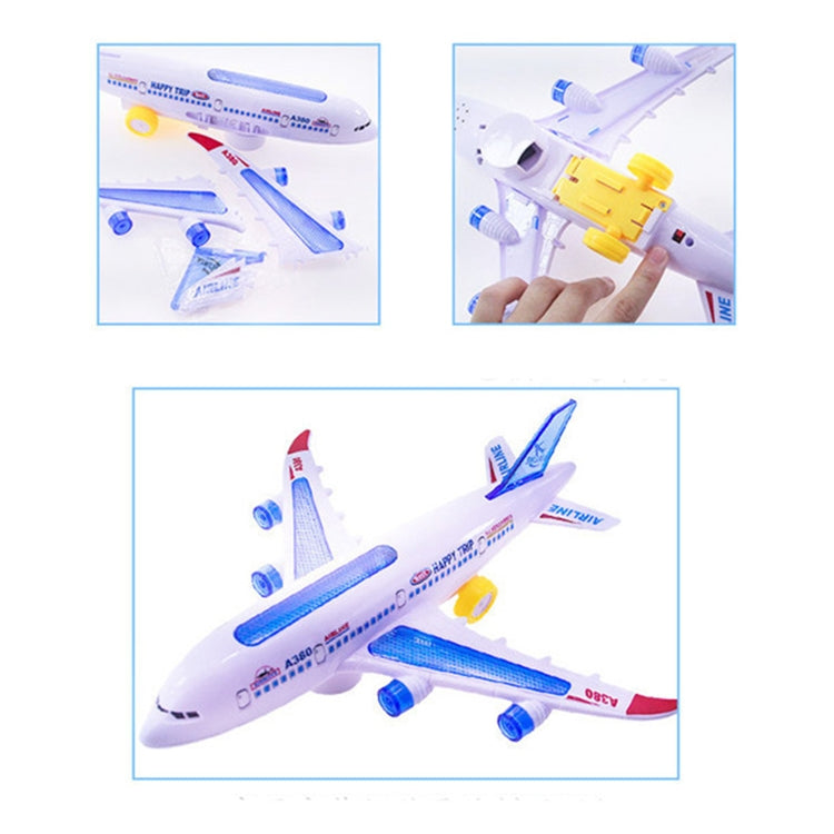 Model Airplane Toys Electric Flash Music Plane Kids Toy DIY Aircraft Gift - Music Toys by PMC Jewellery | Online Shopping South Africa | PMC Jewellery