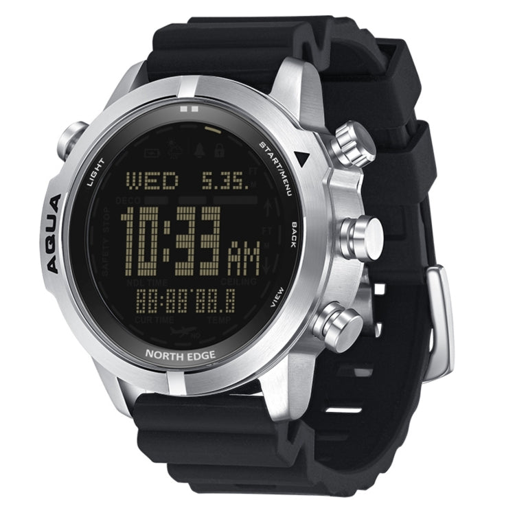 NORTH EDGE AQUA 100m Waterproof Scuba Diver Smart Watch, Support Luminous Display & Compass Mode - Sport Watches by NORTH EDGE | Online Shopping South Africa | PMC Jewellery | Buy Now Pay Later Mobicred