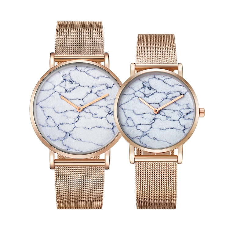 CAGARNY 6812 Round Dial Alloy Gold Case Fashion Couple Watch Men & Women Lover Quartz Watches with Stainless Steel Band - Couple Watches by CAGARNY | Online Shopping South Africa | PMC Jewellery | Buy Now Pay Later Mobicred