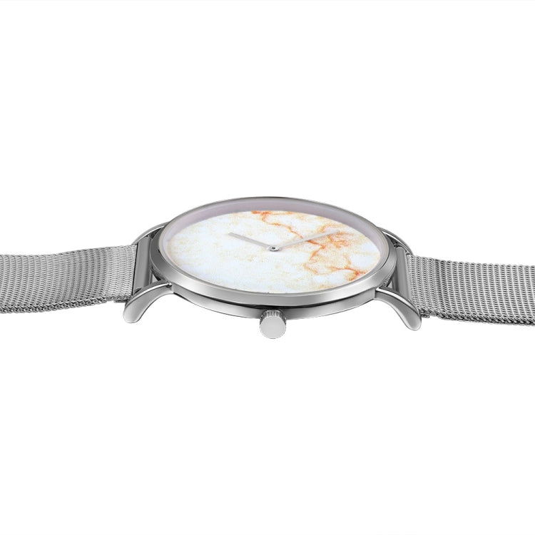 CAGARNY 6812 Round Dial Alloy Silver Case Fashion Couple Watch Men & Women Lover Quartz Watches with Stainless Steel Band - Couple Watches by CAGARNY | Online Shopping South Africa | PMC Jewellery | Buy Now Pay Later Mobicred