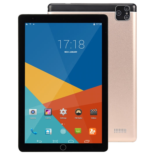 BDF P8 3G Phone Call Tablet PC, 8 inch, 2GB+32GB, Android 9.0, MTK8321 Octa Core Cortex-A7, Support Dual SIM & Bluetooth & WiFi & GPS, EU Plug(Gold) - BDF by BDF | Online Shopping South Africa | PMC Jewellery | Buy Now Pay Later Mobicred