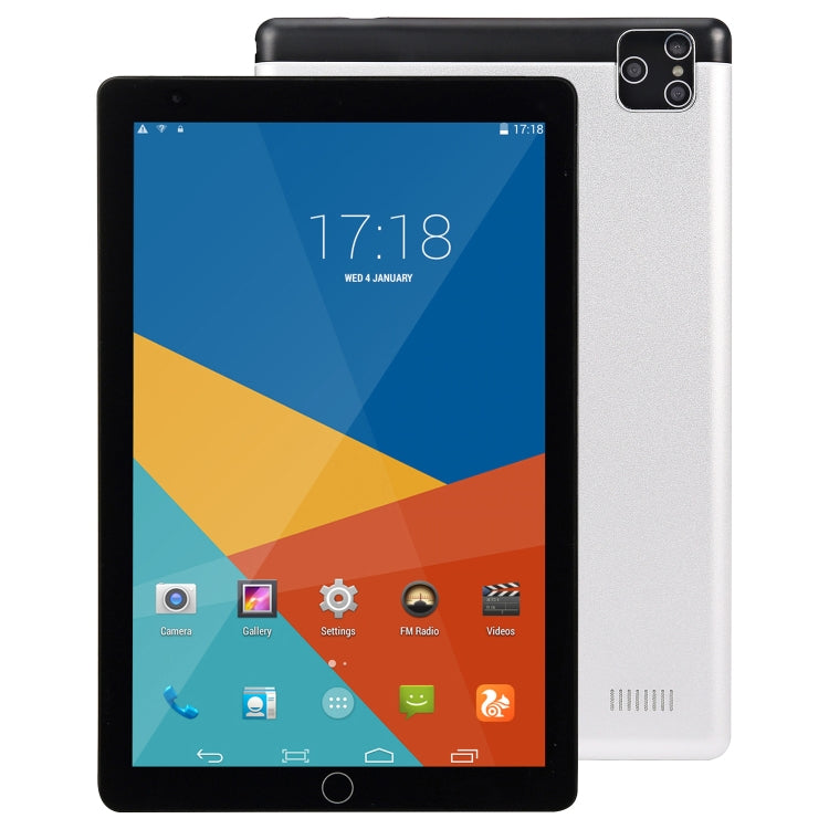 BDF P8 3G Phone Call Tablet PC, 8 inch, 2GB+32GB, Android 9.0, MTK8321 Octa Core Cortex-A7, Support Dual SIM & Bluetooth & WiFi & GPS, EU Plug(Silver) - BDF by BDF | Online Shopping South Africa | PMC Jewellery | Buy Now Pay Later Mobicred