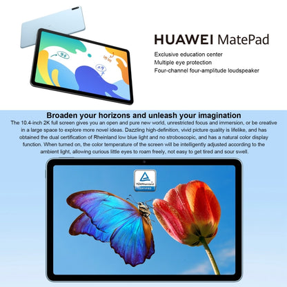 Huawei MatePad 10.4 BAH4-W09 WiFi, 10.4 inch, 6GB+64GB, HarmonyOS 2 HUAWEI Kirin 710A Octa Core up to 2.0GHz, Support Dual WiFi, OTG, Not Support Google Play (Silver) - Huawei by Huawei | Online Shopping South Africa | PMC Jewellery | Buy Now Pay Later Mobicred