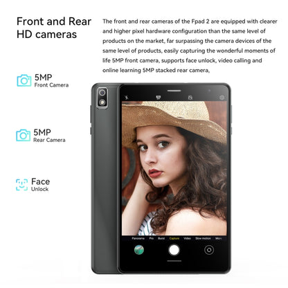 HEADWOLF Fpad2 4G LTE, 8 inch, 4GB+64GB, Android 12 Unisoc T310 Quad Core up to 2.0GHz, Support Dual SIM & WiFi & Bluetooth, Global Version with Google Play, US Plug (Blue) - Other by HEADWOLF | Online Shopping South Africa | PMC Jewellery | Buy Now Pay Later Mobicred