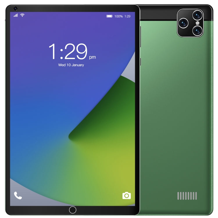 P8 3G Phone Call Tablet PC, 8 inch, 1GB+16GB, Android 5.1 MT6592 Octa Core, Support Dual SIM, WiFi, Bluetooth, GPS, EU Plug (Green) - free shipping - PMC TechLife - Order now!