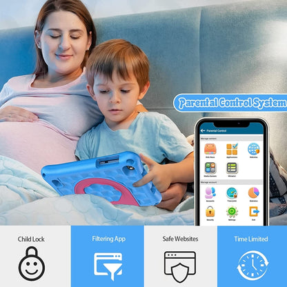 VASOUN M7 Kids Tablet PC, 7.0 inch, 2GB+32GB, Android 11 Allwinner A100 Quad Core CPU, Support 2.4G WiFi / Bluetooth, Global Version with Google Play, US Plug(Blue) -  by VASOUN | Online Shopping South Africa | PMC Jewellery | Buy Now Pay Later Mobicred