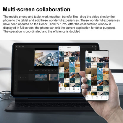 Honor Tablet V7 Pro WiFi BRT-W09, 11 inch, 8GB+128GB, MagicUI 5.0(Android R) MediaTek 1300T Octa Core, Support Dual WiFi / Bluetooth / GPS, Not Support Google Play(Silver) - Huawei by Huawei | Online Shopping South Africa | PMC Jewellery | Buy Now Pay Later Mobicred