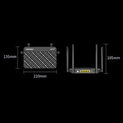 COMFAST CF-XR10 1800Mbps WiFi6 Dual-band Gigabit Household Signal Amplifier Wireless Router Repeater - Wireless Routers by COMFAST | Online Shopping South Africa | PMC Jewellery | Buy Now Pay Later Mobicred