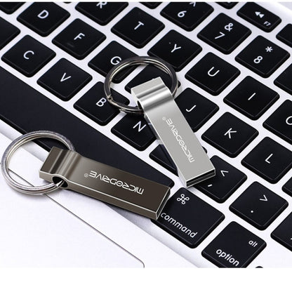 MicroDrive 4GB USB 2.0 Metal Keychain U Disk (Black) - USB Flash Drives by MicroDrive | Online Shopping South Africa | PMC Jewellery