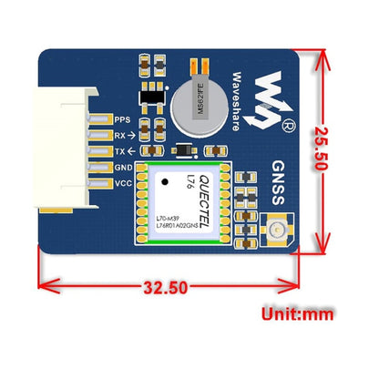 Waveshare L76X Multi-GNSS Module, GPS, BDS, QZSS - Modules Expansions Accessories by Waveshare | Online Shopping South Africa | PMC Jewellery | Buy Now Pay Later Mobicred