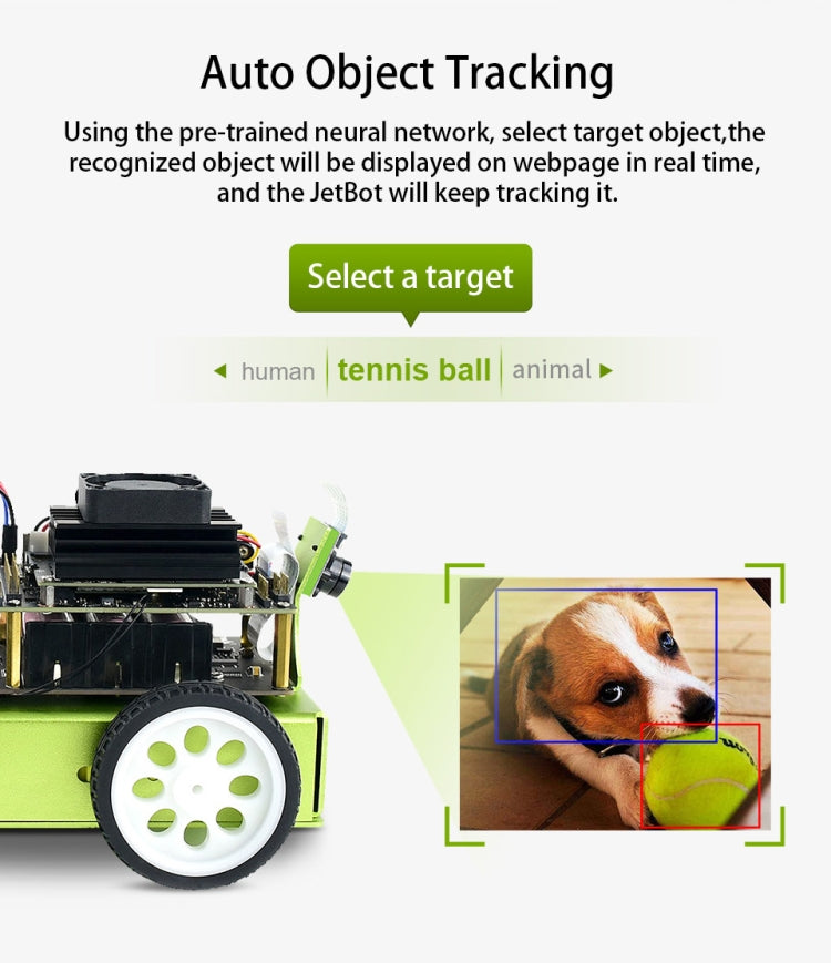 Waveshare JetBot AI Kit, AI Robot Based on Jetson Nano - free shipping - PMC TechLife - Order now!