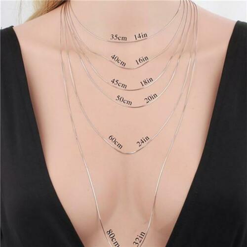 1.5 mm Solid Sterling Silver 925 Italian Round Snake Chain necklace - free shipping - PMC TechLife - Order now!